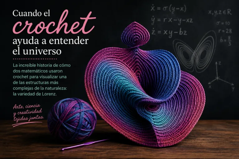 Cuando el crochet ayuda a entender el universo